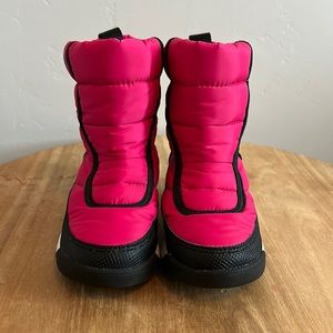 Sorel Whitney II Puffy Mid Slip-on snow insulated Boots Little Girls 11 toddler